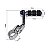 Par de Pedaleira para Softail / Dyna com Suporte Angulado Longo - Cromado - Twin13 - Imagem 7