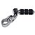 Par de Pedaleira para Softail / Dyna com Suporte Angulado Curto - Cromado - Twin13 - Imagem 3