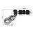 Par de Pedaleira para Softail / Dyna com Suporte Angulado Curto - Cromado - Twin13 - Imagem 7