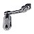Par de Pedaleira Modelo Stripe com Suporte Angulado Longo - Cromado - Twin13 - Imagem 4