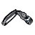 Par de Pedaleira Modelo Stripe com Suporte Angulado Curto - Cromado - Twin13 - Imagem 5