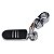 Par de Pedaleira Modelo Stripe com Suporte Angulado Curto - Cromado - Twin13 - Imagem 2