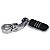 Par de Pedaleira Modelo Stripe com Suporte Angulado Curto - Cromado - Twin13 - Imagem 4