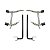 Par de Protetores Crash Bar de Alforges com Suporte Harley Touring 14-26 - Preto - Twin13 - Imagem 7