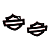 Emblema Tanque Harley CVO - Preto - Twin13 - Imagem 3