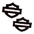 Emblema Tanque Harley CVO - Preto - Twin13 - Imagem 1