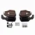 Par de Protetores de Punho Harley Pan America - Twin13 - Fumê - Imagem 1
