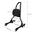 Encosto Sissy Bar de Engate Rápido Harley Fat Boy 18-23 - Twin13 - Preto - Imagem 5