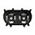 Farol LED Daymaker Harley Road Glide 15-22 - Twin13 - Preto - Imagem 1
