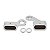 Par de Mini Setas de Guidão Harley Touring 09-17 e Softail 15-20 - Twin13 - Imagem 11