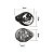 Fivela de Cinto Teardrop S&S Cycle - Cromado - Imagem 5