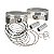 Kit Pistões para Twin Cam 117" para Retifica +0.020" S&S Cycle - Imagem 1