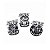 Pack Adesivo Monsters S&S Cycle 4" (10cm) - Imagem 1