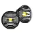 Par de Faróis de Milha Black Hawk 4.5" - Twin13 - Preto - Imagem 1