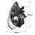 Farol LED para BMW S1000 - Twin13 - Preto - Imagem 10