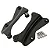 Kit de Suporte de Dockings Sissy Bar Harley Touring 14-23 - Twin13 - Preto - Imagem 1