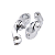 Par de Suporte 1-1/4" (32mm) Angulado Curto para Pedaleira - Cromado - Twin13 - Imagem 1