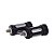 Par de Apoio Pedal de Câmbio Billet Modelo Edge - Preto - Twin13 - Imagem 1