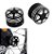 Par de Tampa Billet para Porca do Eixo Dianteiro Harley Davidson - 6 Spoke - Preto - Twin13 - Imagem 2