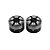 Par de Tampa Billet para Porca do Eixo Dianteiro Harley Davidson - 6 Spoke - Preto - Twin13 - Imagem 1