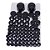 Kit de Tampas para Parafusos do Motor Harley Davidson Twin Cam 1999 a 2017 88 peças - Preto - Twin13 - Imagem 1