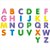 26 Letras Grandes Alfabeto Completo Eva 12cm Colorido - Imagem 2