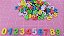 NUMEROS EM EVA 0 A 9 COM 120 UNIDADES 3cm x 7mm. - Imagem 2