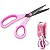 Tesoura Multiuso Acrilex 19cm Anatômica Rosa - Imagem 2