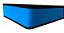 Step De Eva 90x30x14 Na Cor Azul Com Preto. - Imagem 3