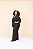 BLAZER ALFAIATARIA 2 BOTÕES RISCA DE GIZ PRETO PLUS SIZE - Imagem 7