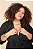 BLAZER ALFAIATARIA 2 BOTÕES RISCA DE GIZ PRETO PLUS SIZE - Imagem 4
