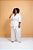 CALÇA ALFAIATARIA RETA OFF WHITE  PLUS SIZE - Imagem 4