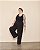 CALÇA ALFAIATARIA RETA RISCA DE GIZ PRETO PLUS SIZE - Imagem 3