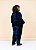 CALÇA RETA MALHA VELUDO AZUL MARINHO  PLUS SIZE - Imagem 3