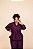 CAMISA RELAXED COTELÊ COM AMARRAÇÃO UVA ALBERGINE PLUS SIZE - Imagem 1