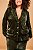 BLAZER ML MALHA VELUDO VERDE MILITAR LODEN PLUS SIZE - Imagem 1