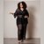 CALÇA CROCHE DUBAI PRETO PLUS SIZE - Imagem 1