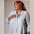 CAMISA LISTRADA AZUL PRATA PLUS SIZE - Imagem 1
