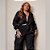 CAMISA MANGA LONGA BRILHO BEGE PLUS SIZE - Imagem 5