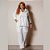 CALÇA CARGO BRILHO OFF WHITE PLUS SIZE - Imagem 4