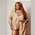 CALÇA CARGO BRILHO BEGE PLUS SIZE - Imagem 2
