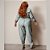 CALÇA ALFAIATARIA BALLON BRILHO OFF WHITE PLUS SIZE - Imagem 2