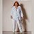CALÇA ALFAIATARIA BALLON BRILHO OFF WHITE PLUS SIZE - Imagem 1