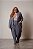 CALÇA ALFAIATARIA BALLON CINZA CHUMBO PLUS SIZE - Imagem 1