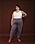 CALÇA ALFAIATARIA BALLON CINZA CHUMBO PLUS SIZE - Imagem 5