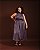 VESTIDO LONGO CRIS CINZA CHUMBO PLUS SIZE - Imagem 1