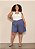 BERMUDA ALFAIATARIA AZUL DELPHIS PLUS SIZE - Imagem 1