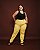 CALÇA ALFAIATARIA SLIM MICHELLE AMARELO  PLUS SIZE - Imagem 1