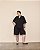 BLAZER ALFAIATARIA 4 BOTÕES PRETO PLUS SIZE - Imagem 2