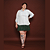 SAIA CURTA TWEED VERDE MUSGO PLUS SIZE - Imagem 4